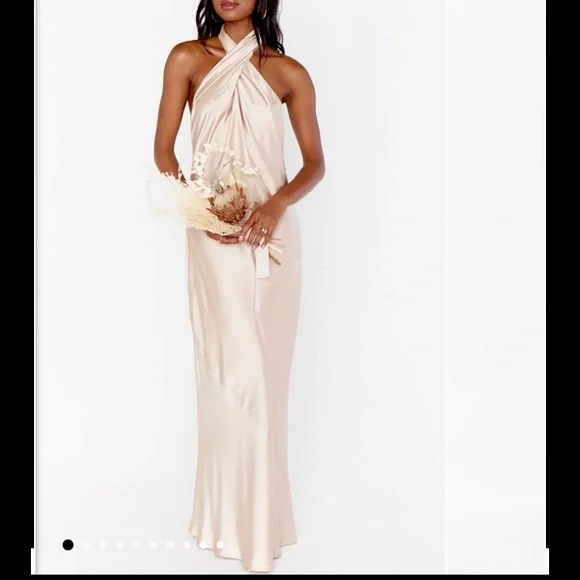 Jasmine Halter Maxi Dress - SHOW ME YOUR MUMU - Picture 4 of 13